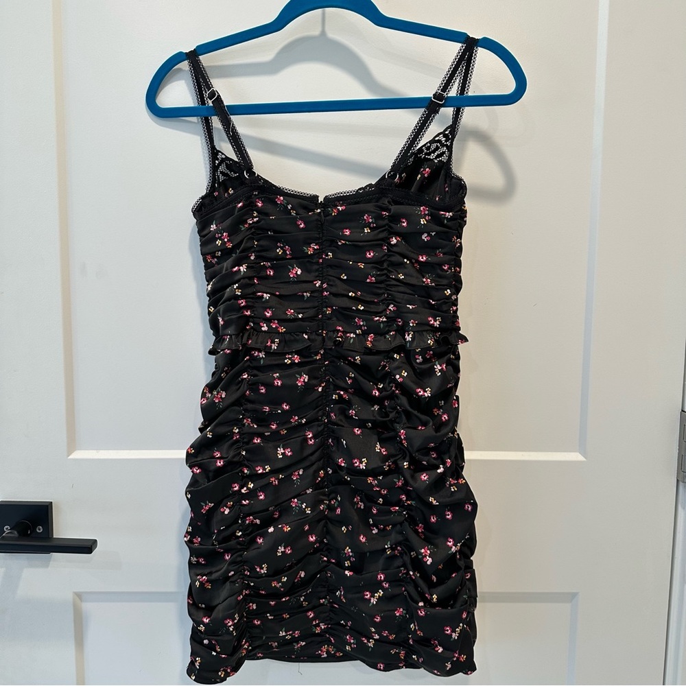 FOR LOVE & LEMONS Pansy Floral Mini Dress Size M - Picture 11 of 14